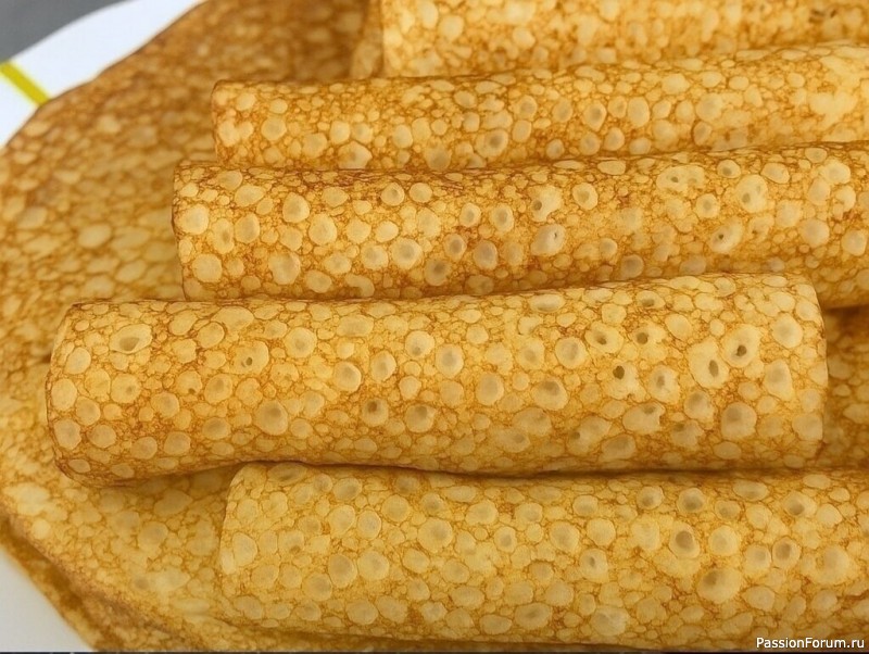 Готовим блины с мaнкой