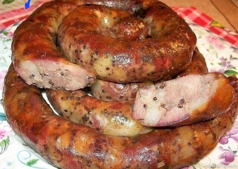 Домашняя колбаска! Что может быть вкуснее Домашняя колбаска! Что может быть вкуснее