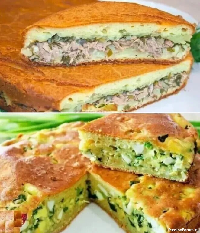 Заливной пирог на скорую руку