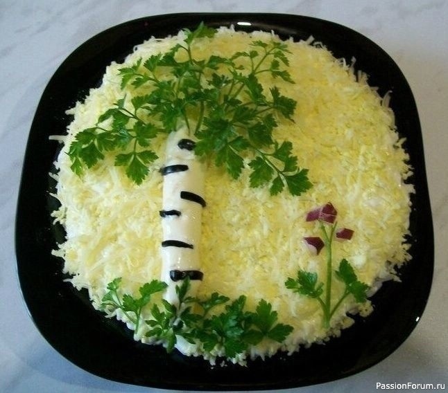 Салат "Березка" к праздничному столу!