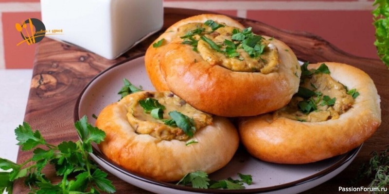 Ватрушки с картошкой и грибами Ватрушки с картошкой и грибами