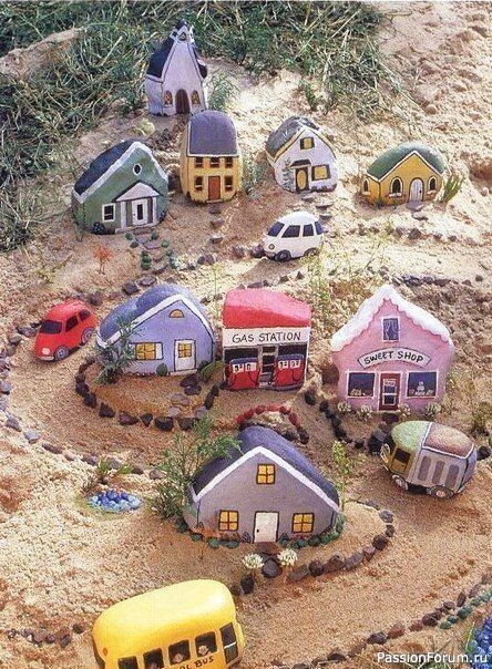 Роспись на камнях - интересные идеи