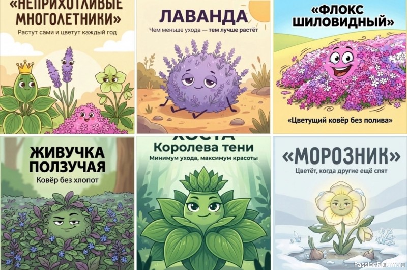 Дачникам. Цветы, которые растут сами