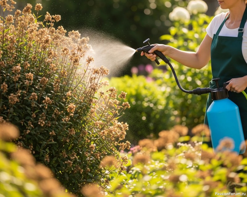 Защита многолетних растений после цветения