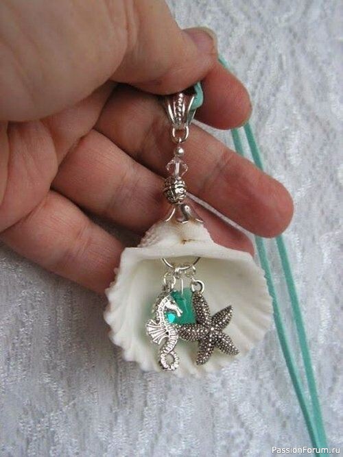 Бижутерия из ракушек. Идеи