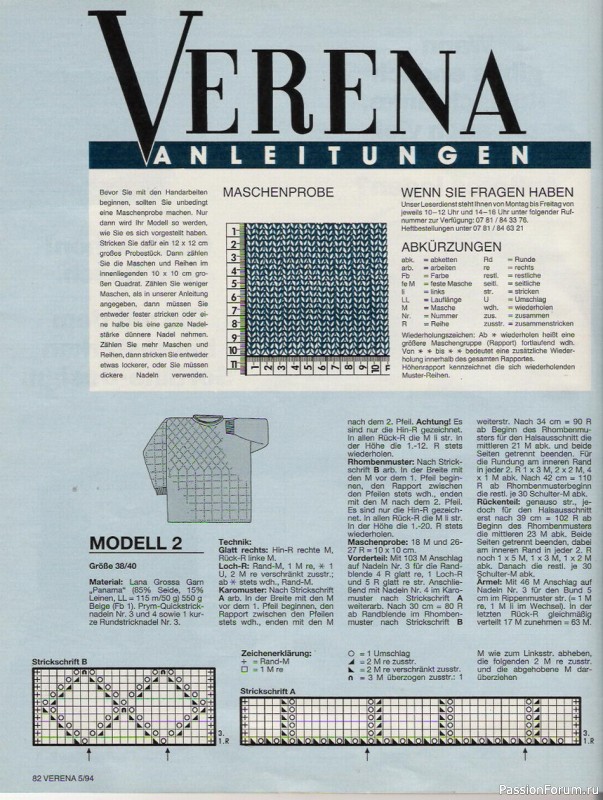 Журнал "Verena" №05 1994