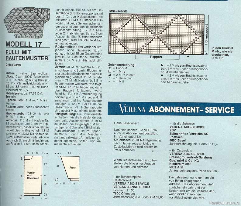 Журнал "Verena" №06 1989