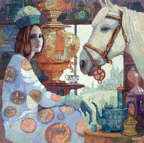 Сказочные картины Петра Фролова.