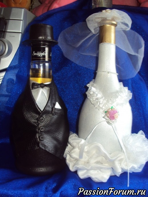 Мои подарочные свадебные бутылочки.