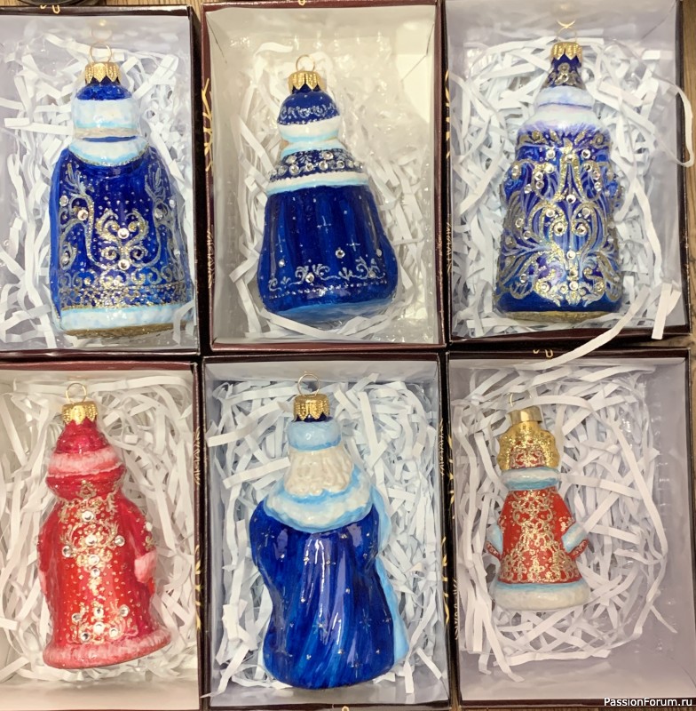 Коллекционные елочные игрушки авторской росписи