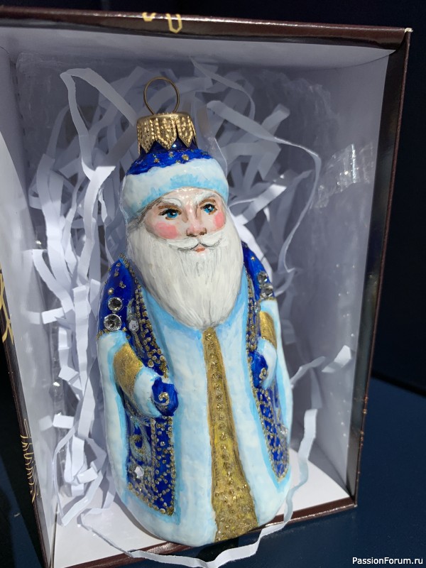 Елочная игрушка авторская роспись