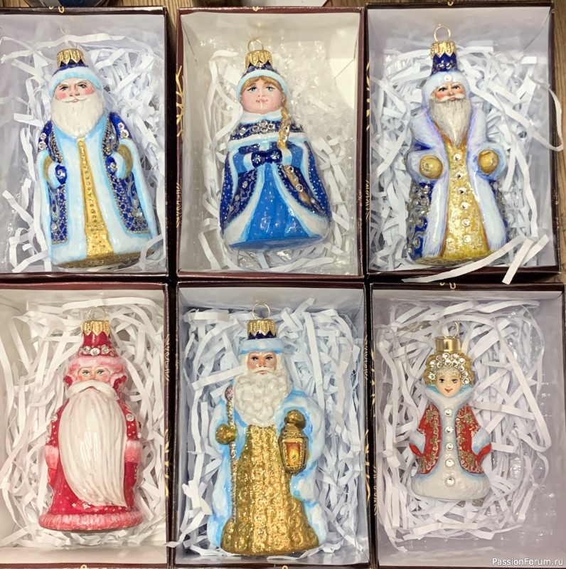 Коллекционные елочные игрушки авторской росписи