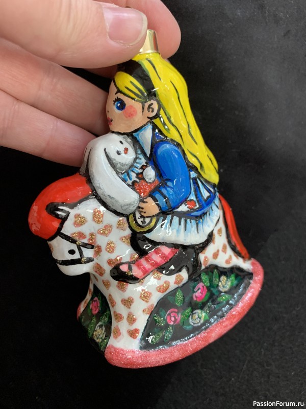Елочная игрушка авторской росписи