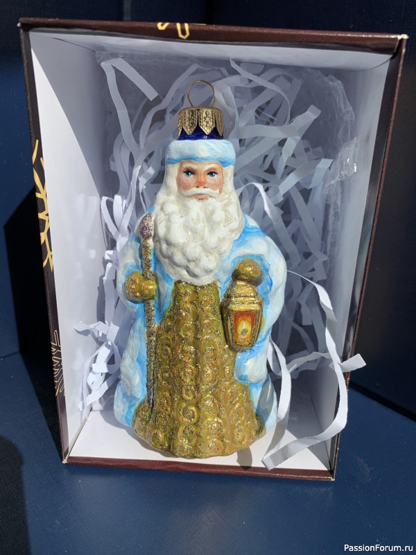 Игрушка &laquo;Дед Мороз&raquo;. Елочные игрушки авторская роспись