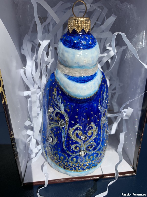 Елочная игрушка авторская роспись