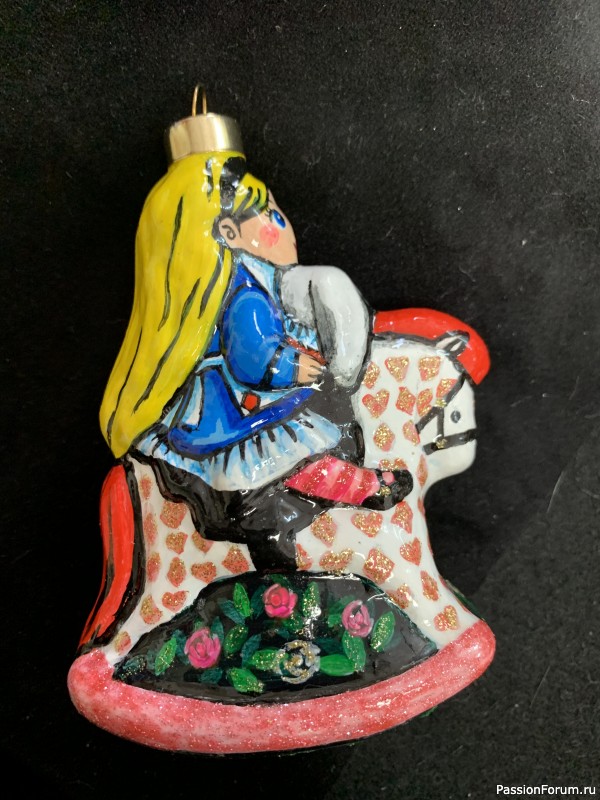 Елочная игрушка авторской росписи