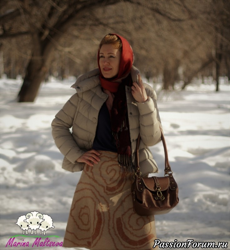 Юбка на заказ. &quot;Рисунки на песке&quot;.