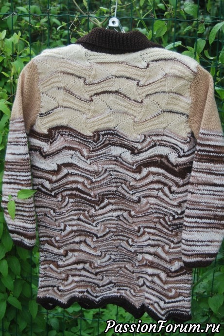 Мои работы. Пальто "Пески Аравии"