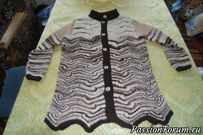 Мои работы. Пальто "Пески Аравии"