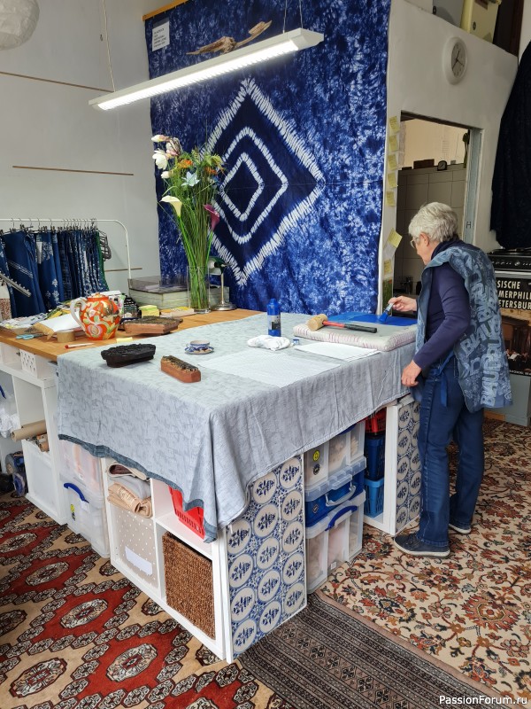 Наше новое ателье. Blaudruck. Наше новое ателье. Blaudruck.
