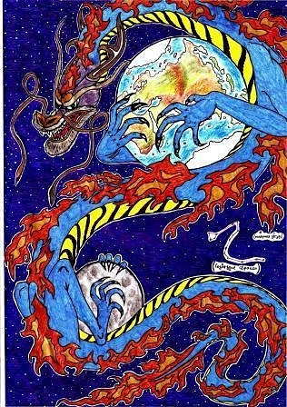 Мои рисунки. Ахтунг! Ахтунг! Очень много драконов!