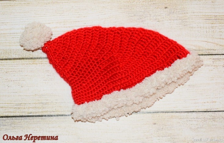 Мастер-класс по вязанию одежды для Басика Baby. Новогодний колпак.