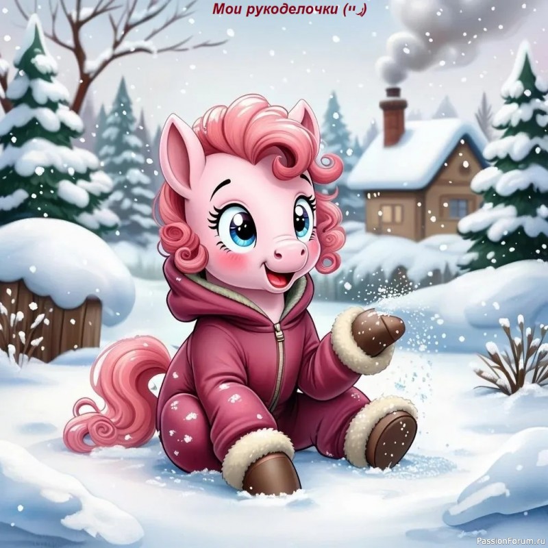 Моя вязаная поняшка