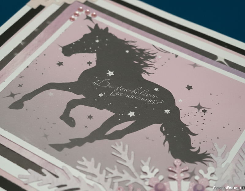 Открытка с лошадкой