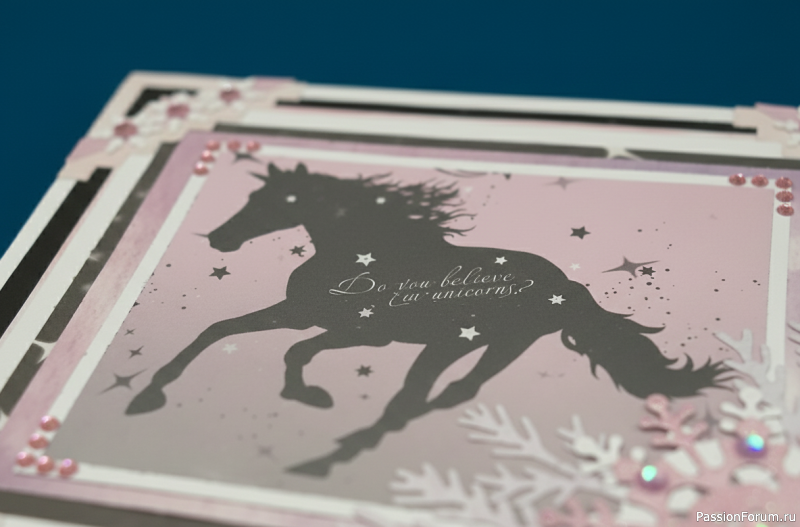Открытка с лошадкой