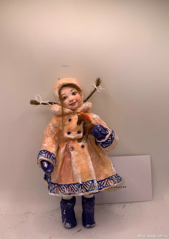 Верочка. Ватная скульптура Верочка. Ватная скульптура