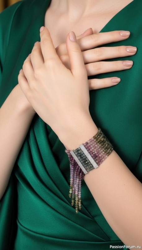 украшения из натуральных камней и жемчуга