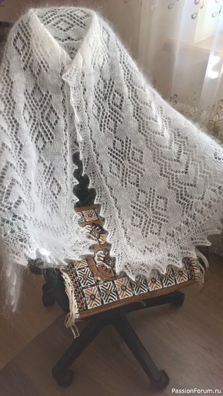 Палантины пуховые