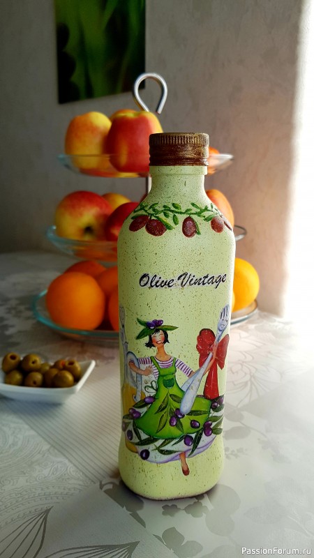 &quot;Olive Vintage&quot;. Декупаж.