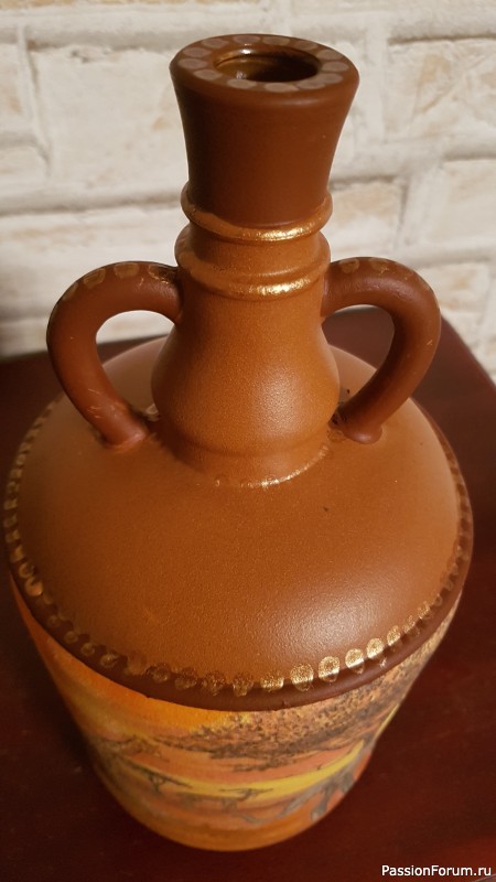 Декор бутылочки.