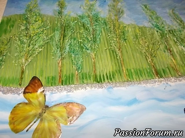 Интерьерная картина " Бабочки ".