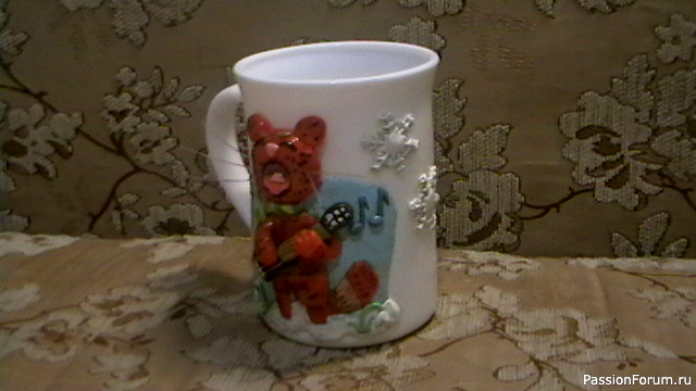 Кружка с декором