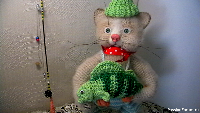 Котейка — удачливый рыбачок