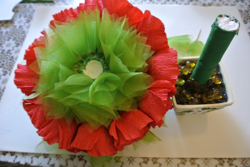 Маковое дерево из конфет