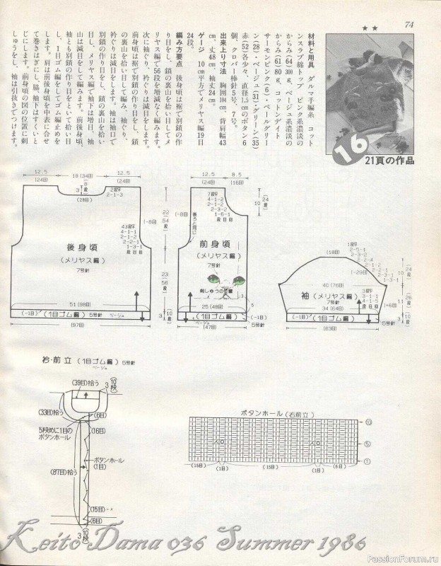Раритетное издание = Keito Dama 1986-036 " Я люблю лето "