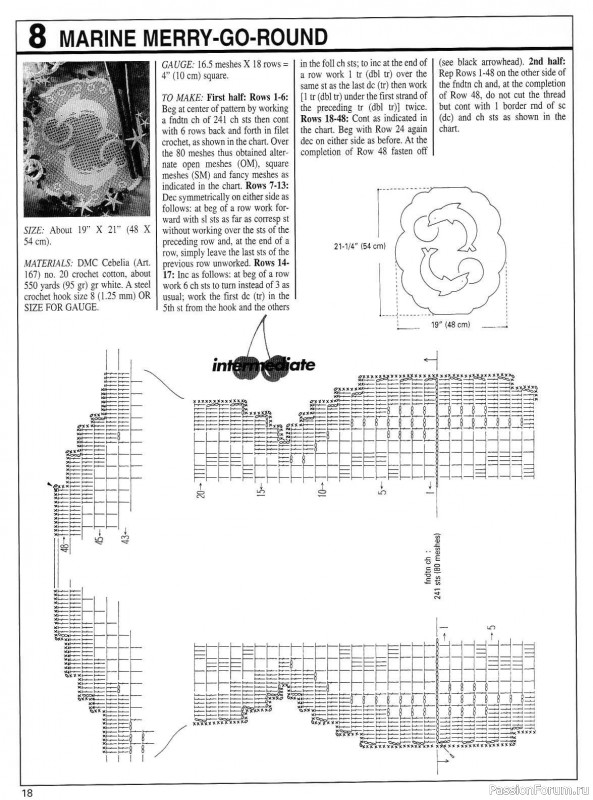 Вязаные проекты ... от Decorative Crochet 104 03-2005