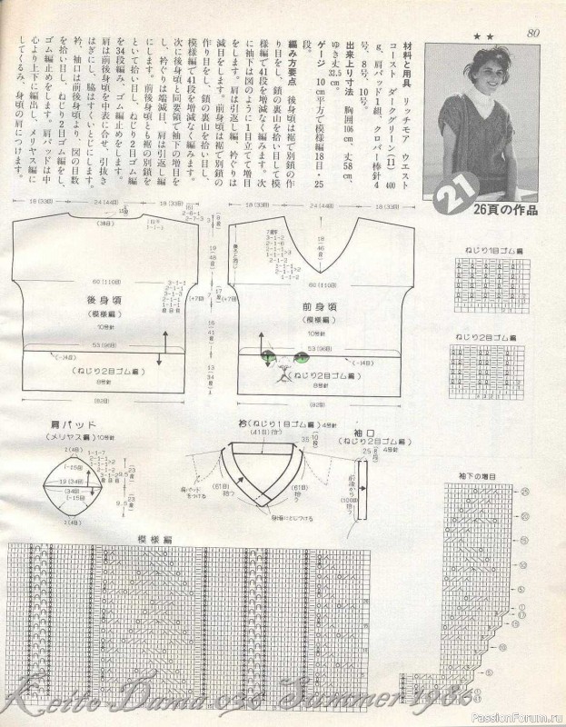 Раритетное издание = Keito Dama 1986-036 " Я люблю лето "