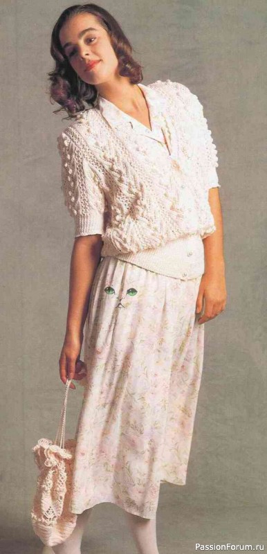 Раритетное издание = Keito Dama 1988-045 ( модели с ирландским кружевом )