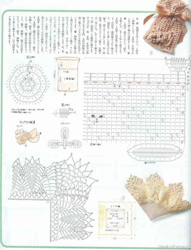 Раритетное издание = Keito Dama 1988-045 ( модели с ирландским кружевом )