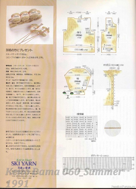 Раритетное издание = Летние модели от Keito Dama 1991-060