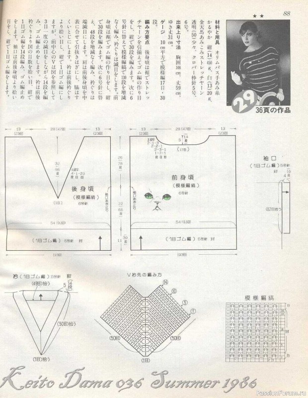 Раритетное издание = Keito Dama 1986-036 " Я люблю лето "