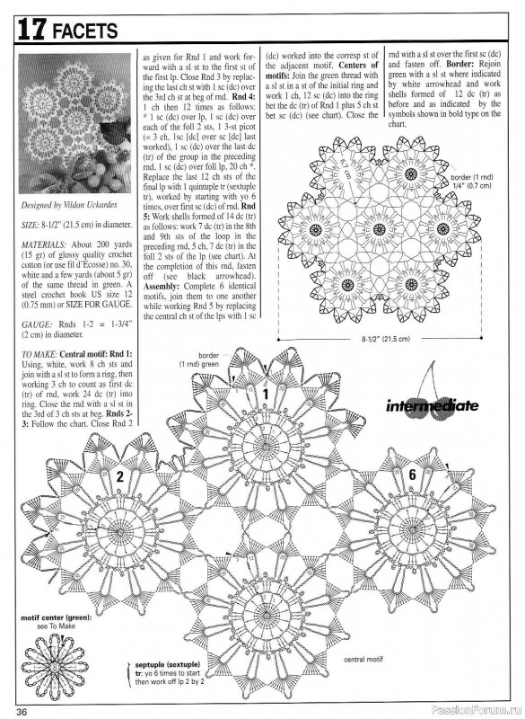 Вязаные проекты ... от Decorative Crochet 104 03-2005