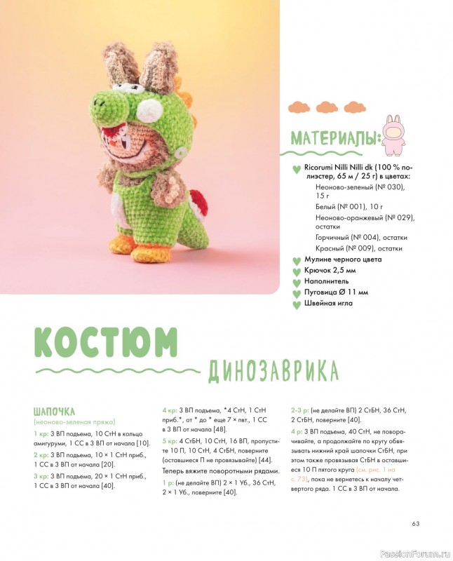Вязаные проекты = Всё для Лабубу - вяжем крючком и одеваем