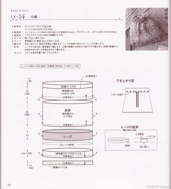 Вязаные проекты с текстильным кружевом = Hamanaka 2010 Lace&Knit kr