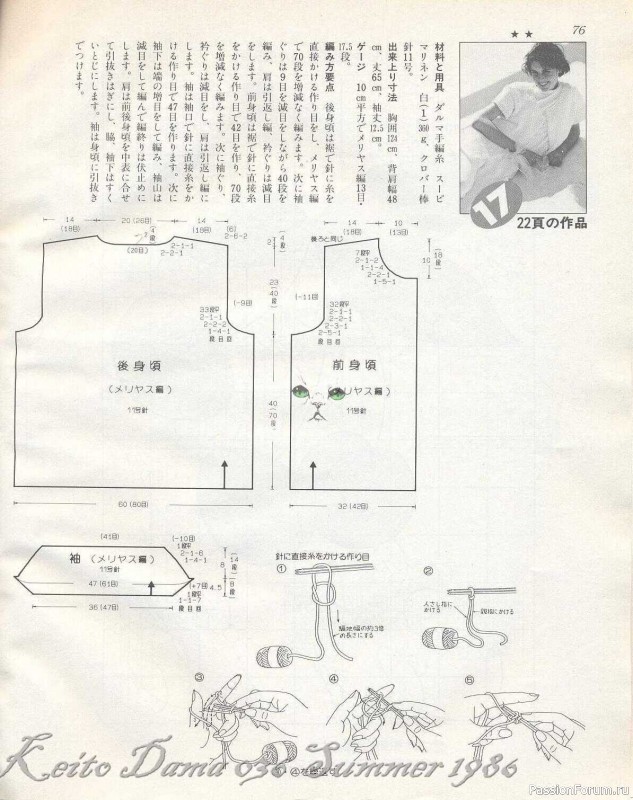Раритетное издание = Keito Dama 1986-036 " Я люблю лето "