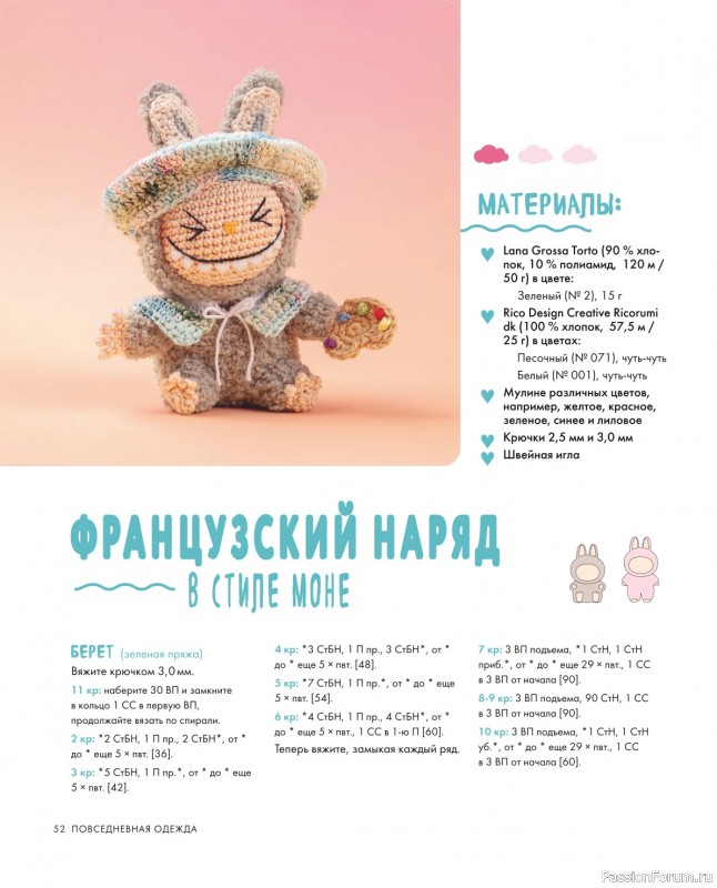 Вязаные проекты = Всё для Лабубу - вяжем крючком и одеваем